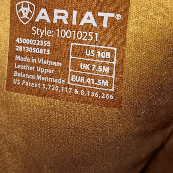 ARIAT 10010251 MURRIETA BROWN LEATHER OVER THE KNEE ZIP COWBOY BOOTS WOMEN'S 10B - Picture 6 of 9